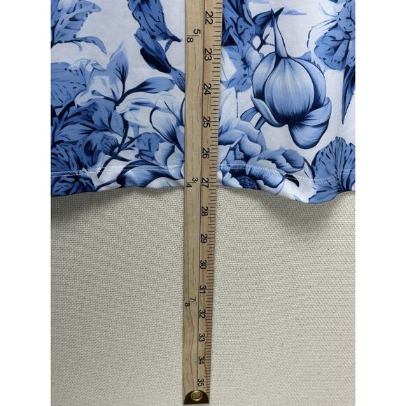 Yatta Golf Polo Shirt Kahakai Polu Blue Short Sleeve Size Men's Small EUC - Picture 6 of 9